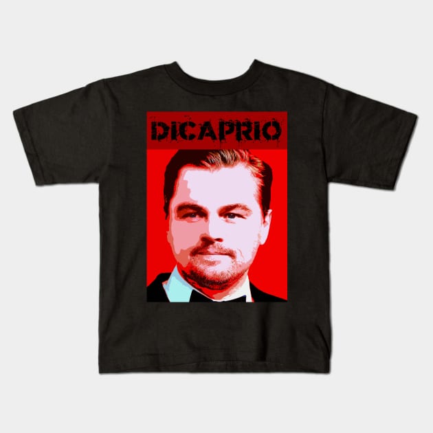 leonardo dicaprio Kids T-Shirt by oryan80